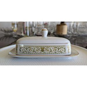 Felicity by Daniele Fine China 1/4 Lb Butter Dish